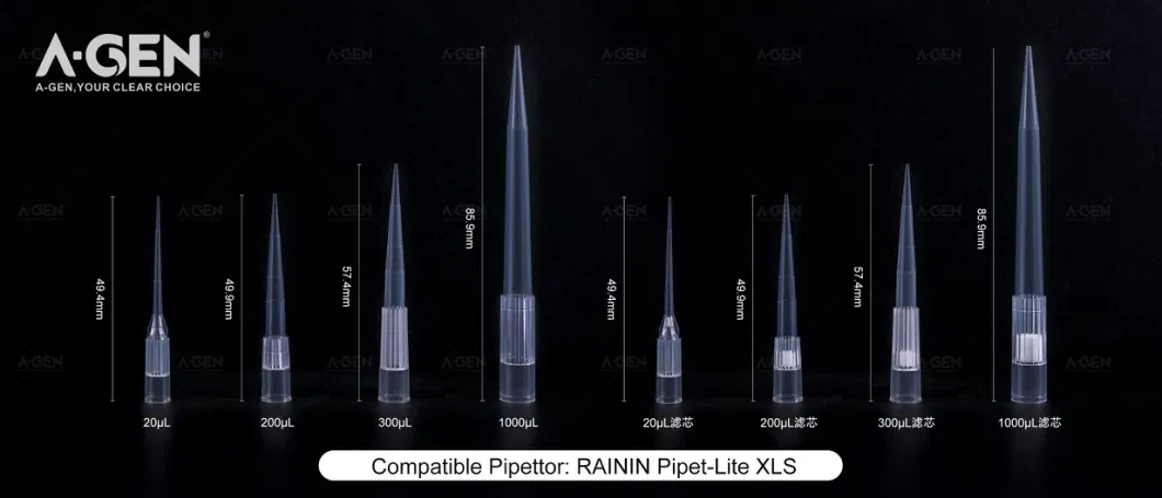 Lts Rainin System Low Retention 300UL Clear Tips